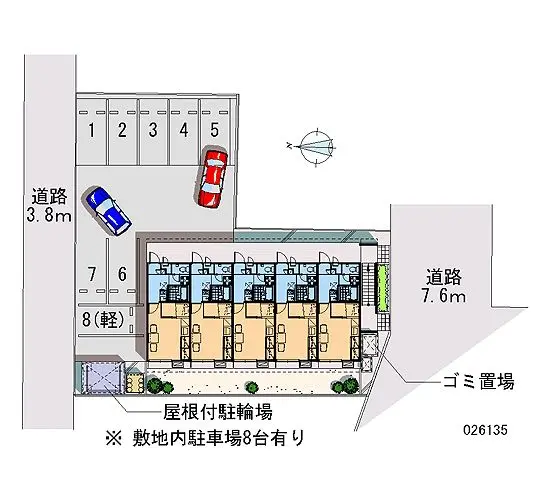 ★手数料０円★金沢市三浦町　月極駐車場（LP）